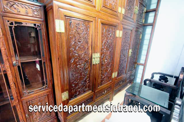 Cho thuê nhà riêng 5 phòng ngủ, nội thất đầy đủ tại Đội Cấn, Ba Đình 3
