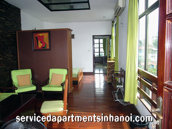 Cho thuê căn hộ 1 phòng ngủ rộng, sáng gần phố Lò Đúc 2