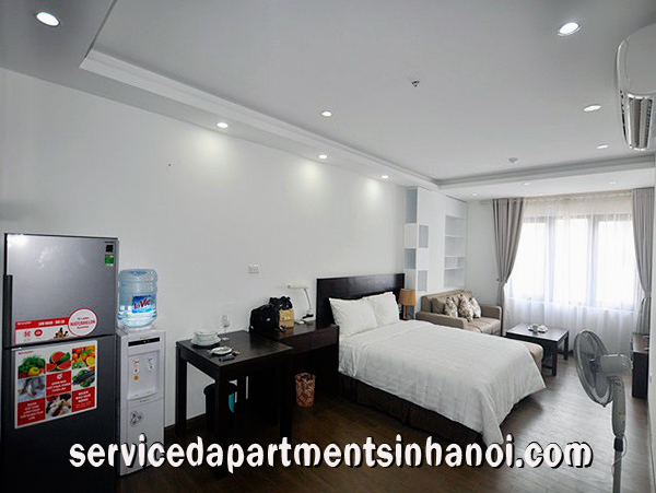 Cho thuê căn hộ dịch vụ 1 phòng ngủ đường Trần Thái Tông, Cầu Giấy