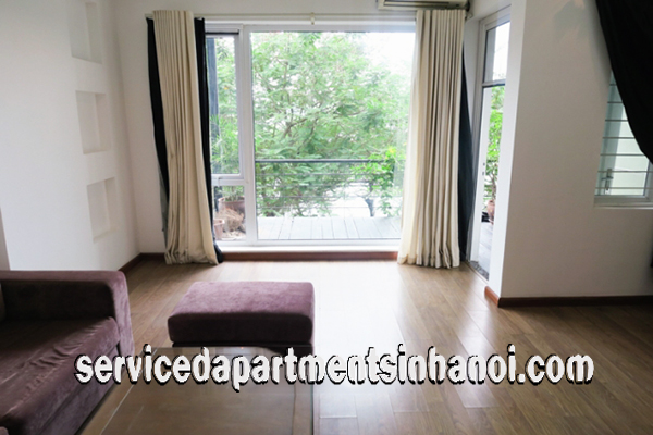 Căn hộ dịch vụ đẹp 1 phòng ngủ cho thuê tại Yên Phụ, Tây Hồ 2