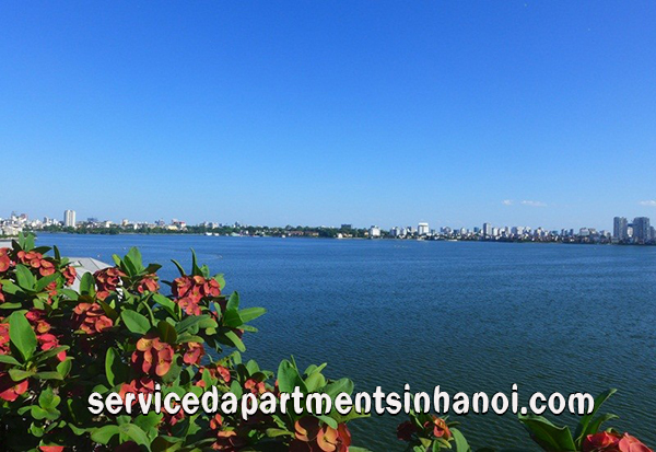Căn hộ dịch vụ tại Âu Cơ, Tây Hồ cho thuê có view hồ 2