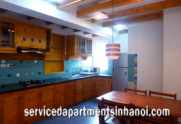 Cho thuê căn hộ Dịch vụ đẹp 2 phòng ngủ tại Yên Phụ, Tây Hồ 4