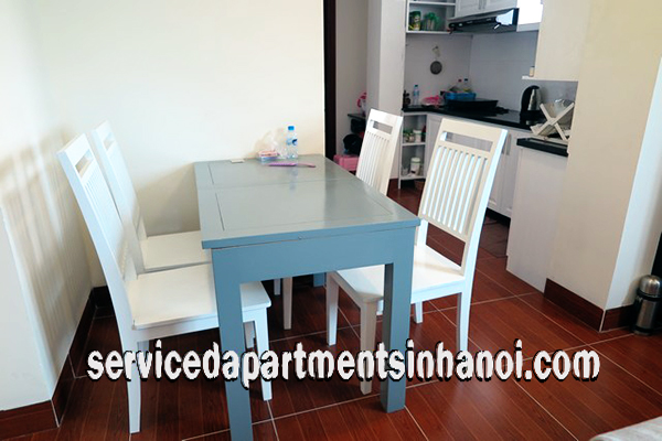 Cho thuê căn hộ dịch vụ mới 2 phòng ngủ gần Hàng Bông 6