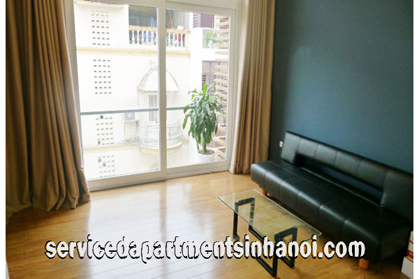 Cho thuê căn hộ dịch vụ 1 phòng ngủ nhiều ánh sáng tự nhiên phố gần Lotte 2