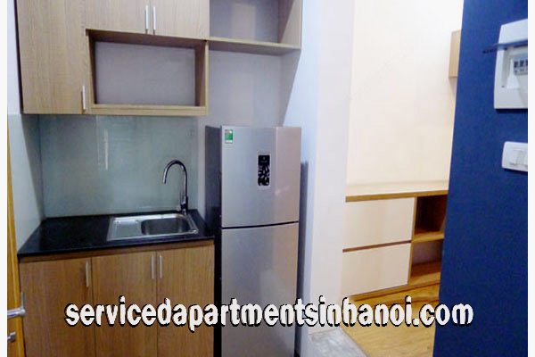 Cho thuê căn hộ dịch vụ 1 phòng ngủ nhiều ánh sáng tự nhiên phố gần Lotte 5