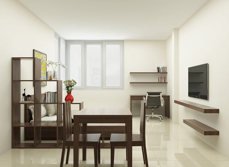 Cho thuê căn hộ studio gần Hoàng Quốc Việt, Ba Đình 3