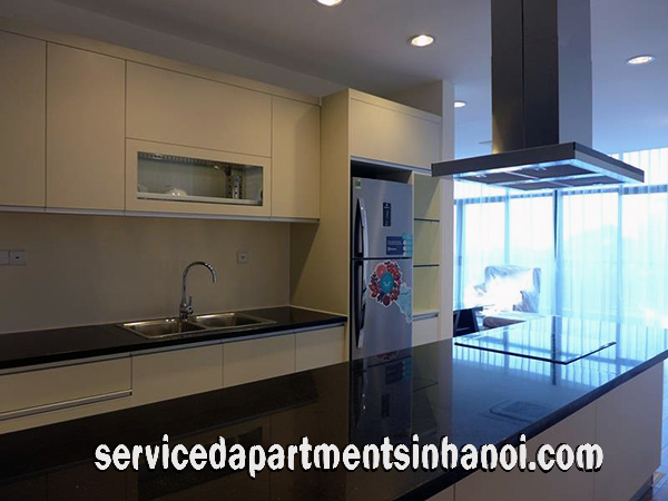 Cho thuê căn hộ 3 phòng ngủ sang trọng khu vực hồ Trúc Bạch, Ba Đình 3