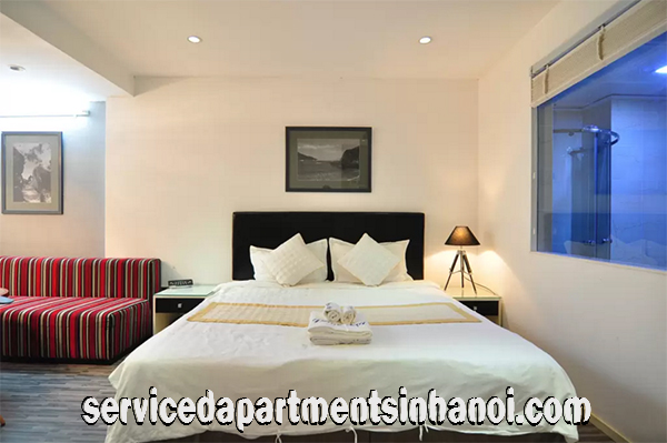 Cho thuê căn hộ 1 phòng ngủ, hiện đại ở gần Đường Thành, Hoàn Kiếm 9