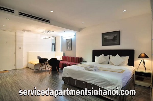Cho thuê căn hộ 1 phòng ngủ, hiện đại ở gần Đường Thành, Hoàn Kiếm 1