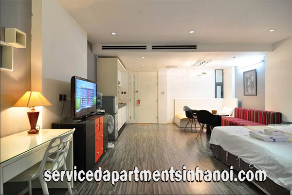 Cho thuê căn hộ 1 phòng ngủ, hiện đại ở gần Đường Thành, Hoàn Kiếm 2