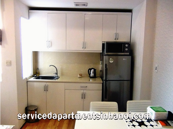 Căn hộ dịch vụ 1 phòng ngủ ở phố Lê Thánh Tông cho thuê 5