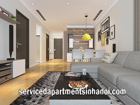 Cho thuê căn hộ hoàn toàn mới 2 phòng ngủ tại Vinhomes 56 Nguyễn Chí Thanh - Hà Nội 3