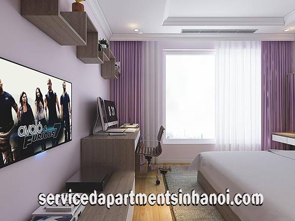 Cho thuê căn hộ hoàn toàn mới 2 phòng ngủ tại Vinhomes 56 Nguyễn Chí Thanh - Hà Nội 4