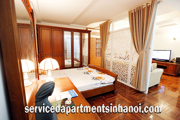 Cho thuê căn hộ dịch vụ 1 phòng ngủ sang trọng quận Hoàn Kiếm 5