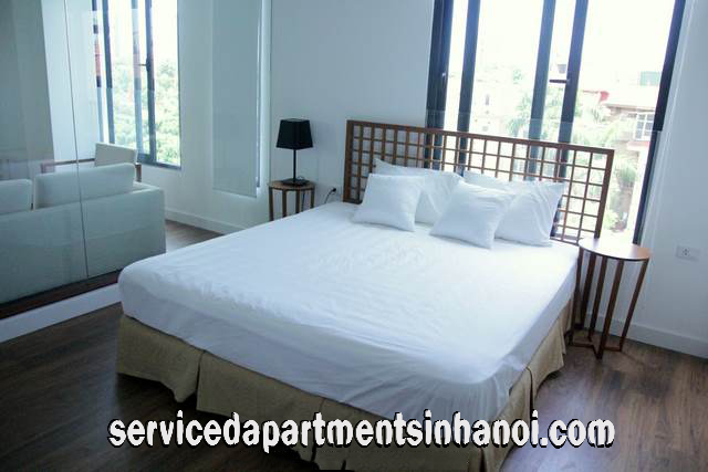 Căn hộ dịch vụ hiện đại 1 phòng ngủ cho thuê gần công viên Thống Nhất, quận Đống Đa 2