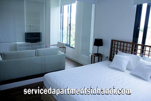 Căn hộ dịch vụ hiện đại 1 phòng ngủ cho thuê gần công viên Thống Nhất, quận Đống Đa 3