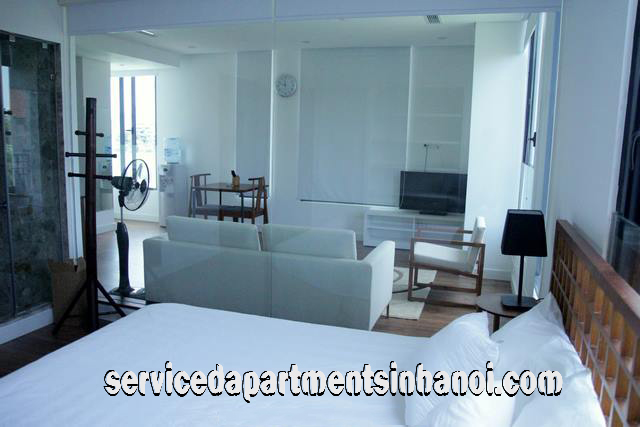 Căn hộ dịch vụ hiện đại 1 phòng ngủ cho thuê gần công viên Thống Nhất, quận Đống Đa 4