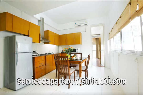 Cho thuê căn hộ dịch vụ 1 phòng ngủ cỡ lớn, nhiều ánh sáng trên đường Quán Thánh, Hoàn Kiếm 5