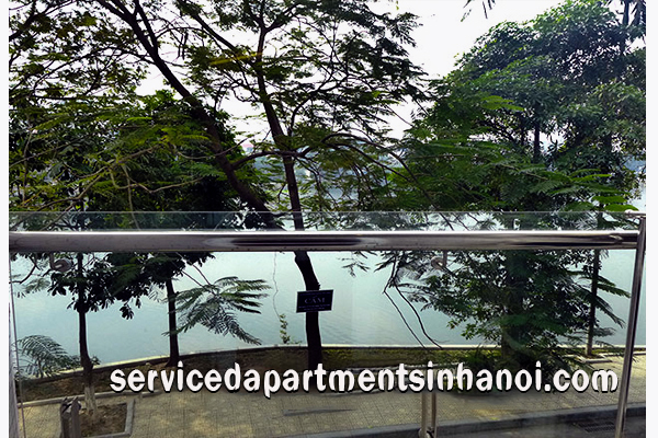 Căn hộ mới hoàn thiện 1 phòng ngủ view hồ Trúc Bạch rộng 80m2 giá 700$/tháng 1