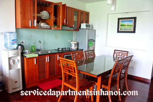 Cho thuê căn hộ dịch vụ 1 phòng ngủ view đẹp khu vực Trúc Bạch 4