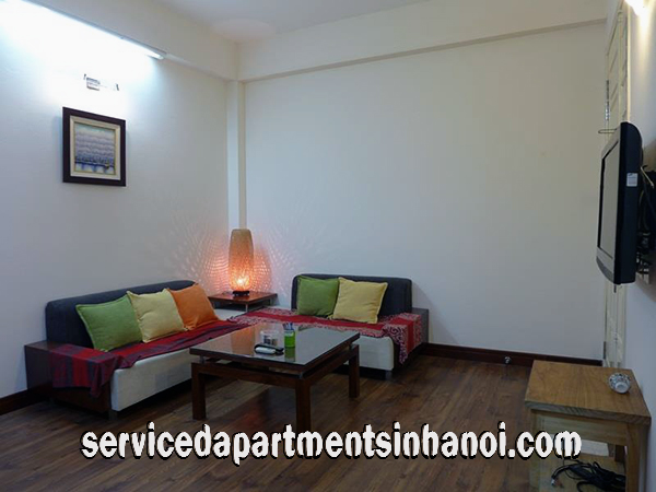 Cho thuê căn hộ dịch vụ giá rẻ 1 phòng ngủ tại Trần Phú, Ba Đình
