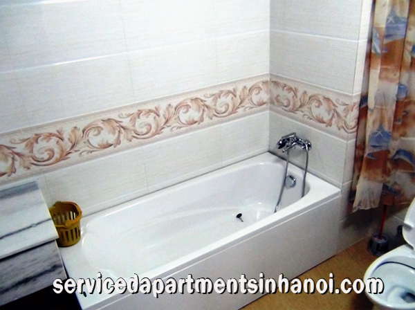 Cho thuê căn hộ dịch vụ đẹp gồm 1 phòng ngủ tại Trần Phú, Ba Đình 3