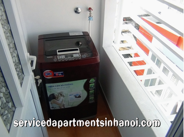 Cho thuê căn hộ dịch vụ đẹp gồm 1 phòng ngủ tại Trần Phú, Ba Đình 4