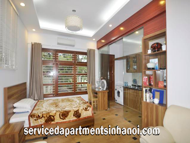 Căn hộ dịch vụ 1 phòng ngủ thiết kế kiểu nhà vườn cho thuê ngay tại đường Đặng Thai Mai,Tây Hồ 2
