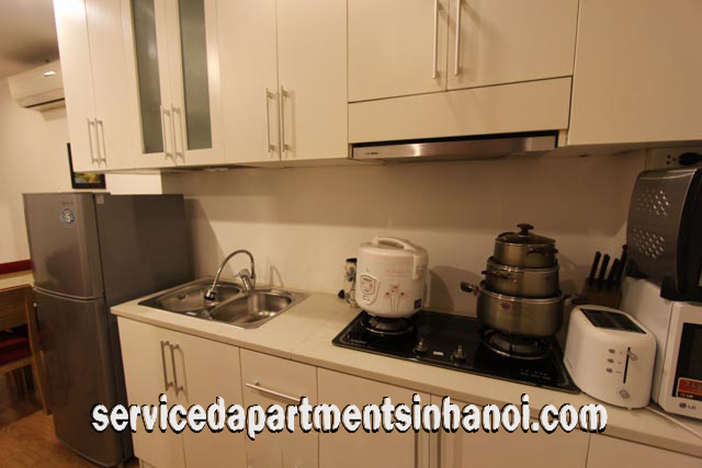 Cho thuê căn hộ dịch vụ 2 phòng ngủ tại tòa nhà Spring Suites,quận Hai Bà Trưng, tiện nghi chất lượng cao 4