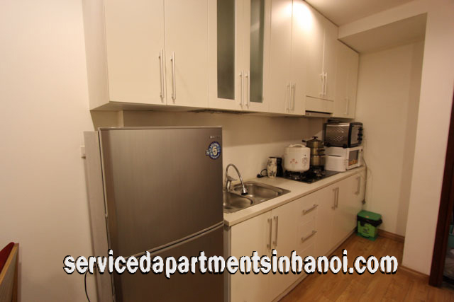 Cho thuê căn hộ dịch vụ 2 phòng ngủ tại tòa nhà Spring Suites,quận Hai Bà Trưng, tiện nghi chất lượng cao 5