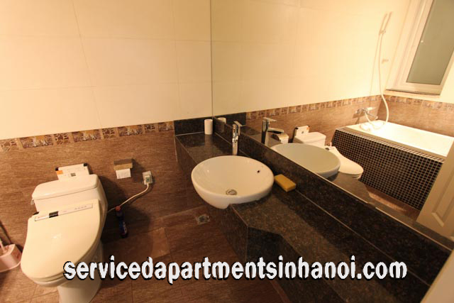 Cho thuê căn hộ dịch vụ rộng rãi với 2 phòng ngủ tại đường Tô Ngọc Vân ,quận Tây Hồ 3
