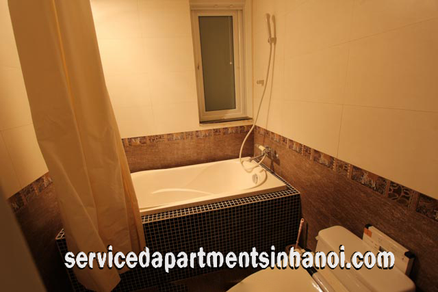 Cho thuê căn hộ dịch vụ rộng rãi với 2 phòng ngủ tại đường Tô Ngọc Vân ,quận Tây Hồ 4
