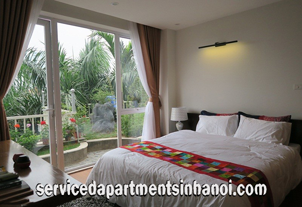 Căn hộ một phòng ngủ sang trọng với vườn đẹp cho thuê tại đường Âu Cơ, Tây Hồ 8