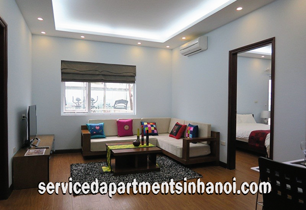 Cho thuê căn hộ dịch vụ chất lượng cao với 2 phòng ngủ tại Âu Cơ, Tây Hồ