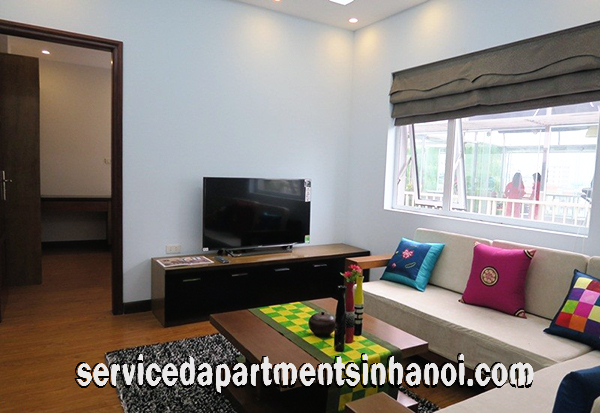 Cho thuê căn hộ dịch vụ chất lượng cao với 2 phòng ngủ tại đường Âu Cơ,quận Tây Hồ 1