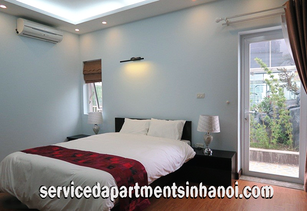 Cho thuê căn hộ dịch vụ chất lượng cao với 2 phòng ngủ tại đường Âu Cơ,quận Tây Hồ 8