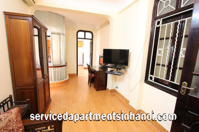 Căn hộ dịch vụ đẹp 1 ngủ cho thuê ở phố Văn Miếu, quận Đống Đa 4