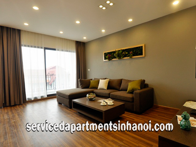 Căn hộ dịch vụ 2 phòng ngủ chất lượng cao cho thuê tại phố Tô Ngọc Vân, Tây Hồ