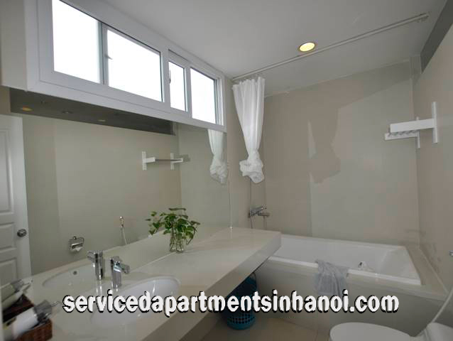 Căn hộ dịch vụ hiện đại 2 ngủ cho thuê ở đường Xóm Chùa, Tây Hồ, view đẹp 10