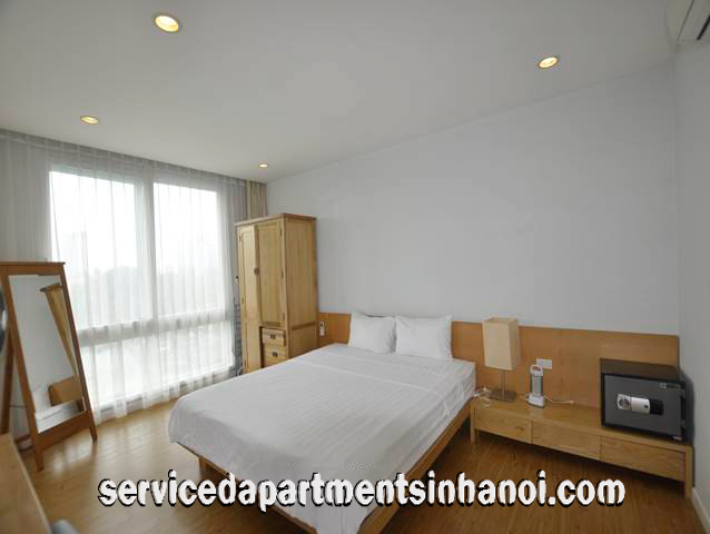 Căn hộ dịch vụ hiện đại 2 ngủ cho thuê ở đường Xóm Chùa, Tây Hồ, view đẹp 5