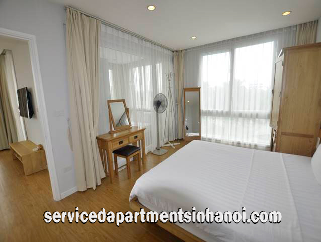 Căn hộ dịch vụ hiện đại 2 ngủ cho thuê ở đường Xóm Chùa, Tây Hồ, view đẹp 6