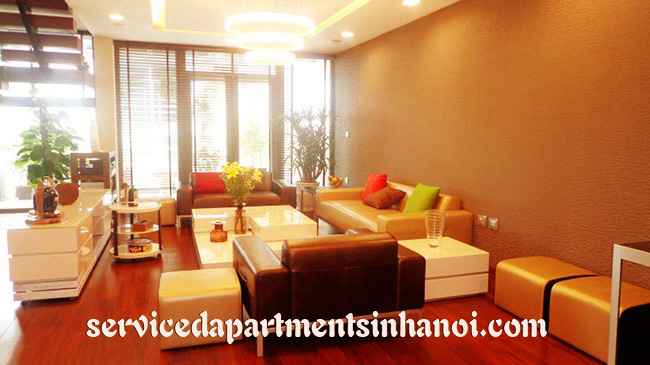 Cho thuê căn hộ dịch vụ 3 phòng ngủ tại Kim Mã, Ba Đình 1