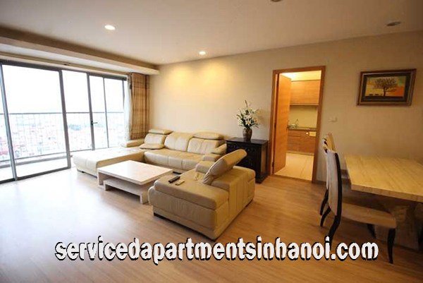 Cho thuê căn hộ rộng rãi với 3 phòng ngủ tại tòa nhà Sky city , quận Đống Đa 2