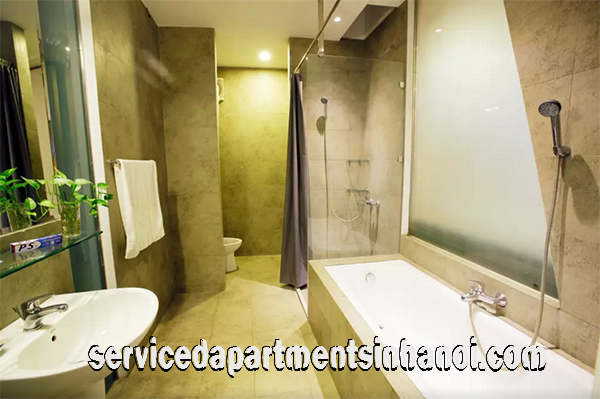 Cho thuê căn hộ dịch vụ 2 phòng ngủ khu vực hồ Trúc Bạch,Ba Đình 9