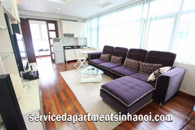 Cho thuê căn hộ dịch vụ 1 phòng ngủ yên tĩnh, tầm nhìn đẹp tại trung tâm quận Hoàn Kiếm 2