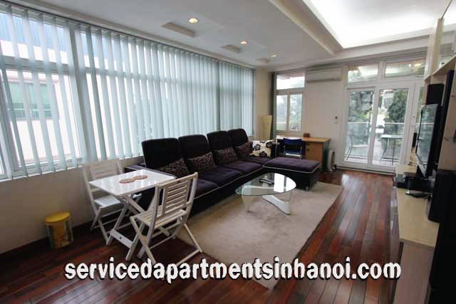 Cho thuê căn hộ dịch vụ 1 phòng ngủ yên tĩnh, tầm nhìn đẹp tại trung tâm quận Hoàn Kiếm 3