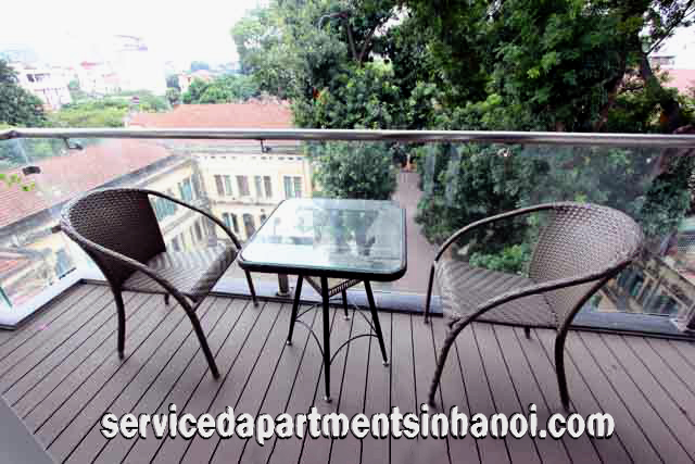 Cho thuê căn hộ dịch vụ 1 phòng ngủ yên tĩnh, tầm nhìn đẹp tại trung tâm quận Hoàn Kiếm 7