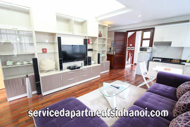 Cho thuê căn hộ dịch vụ 1 phòng ngủ yên tĩnh, tầm nhìn đẹp tại trung tâm quận Hoàn Kiếm