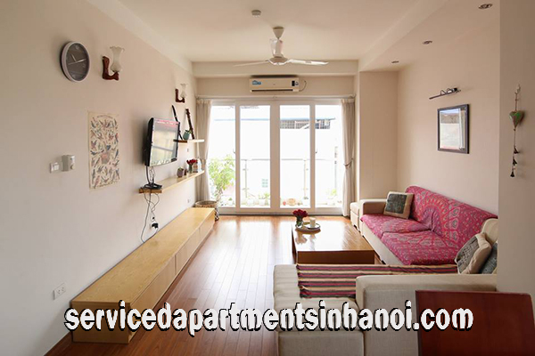 Cho thuê căn hộ dịch vụ 2 phòng ngủ rộng rãi tại trung tâm quận Ba Đình 1