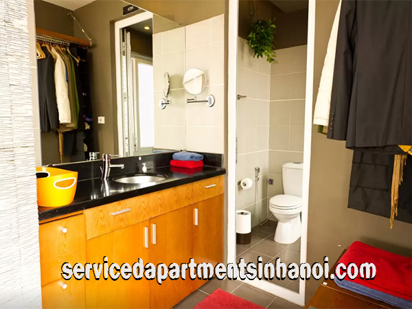 Cho thuê căn hộ dịch vụ hiện đại tại quận Đống Đa, view hồ 4